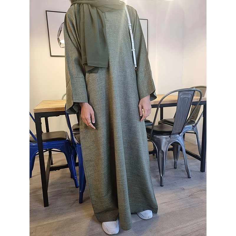 Damen Kaftan-Kleid mit weitem Schnitt und eleganter Verarbeitung Stalluxe