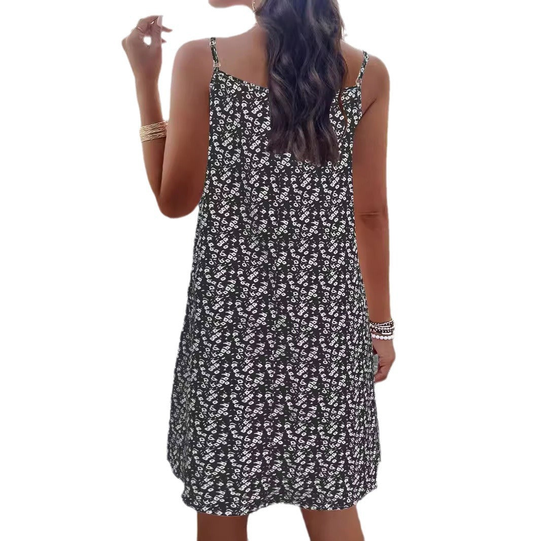Damen Lässiges Lockeres Sommerkleid Stalluxe