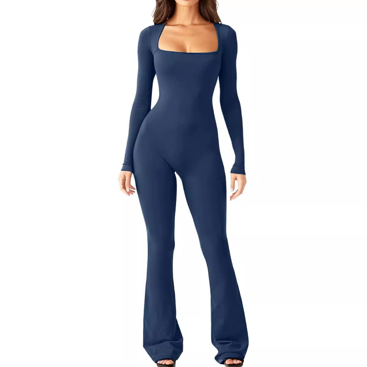Damen Overall mit langen Ärmeln und weitem Bein Stalluxe