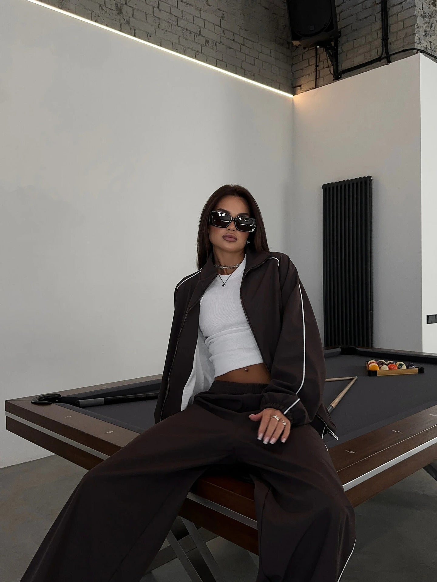 Damen Sportjacke mit eleganten Akzenten Stalluxe