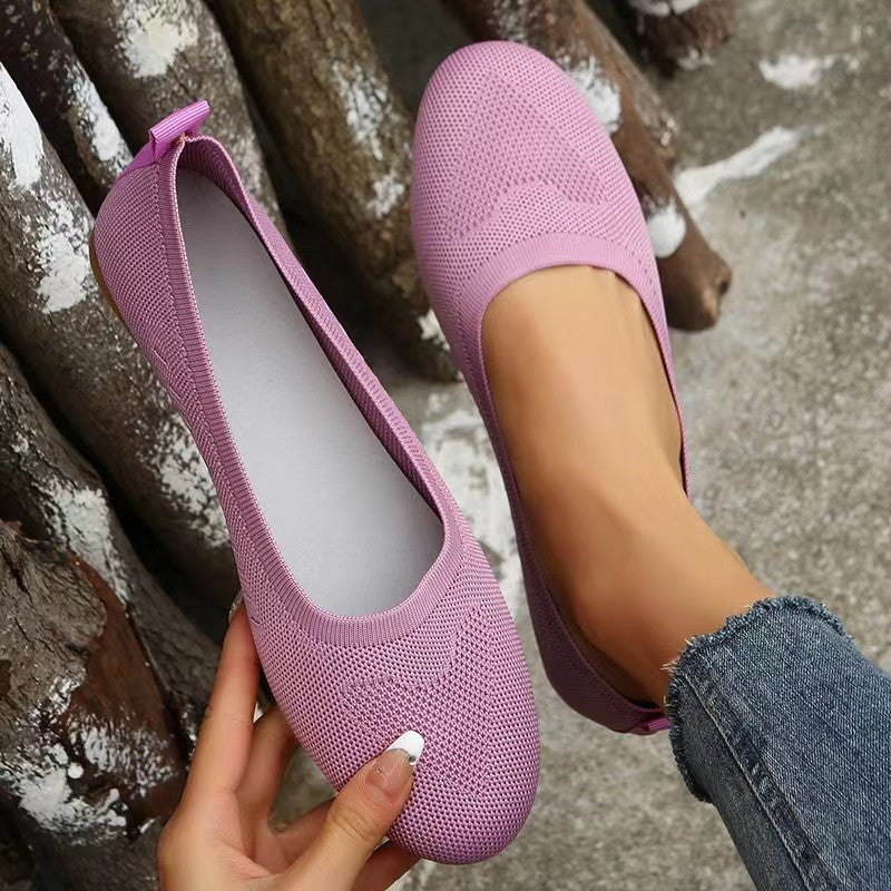Damen Ballerinas mit atmungsaktivem Obermaterial Stalluxe