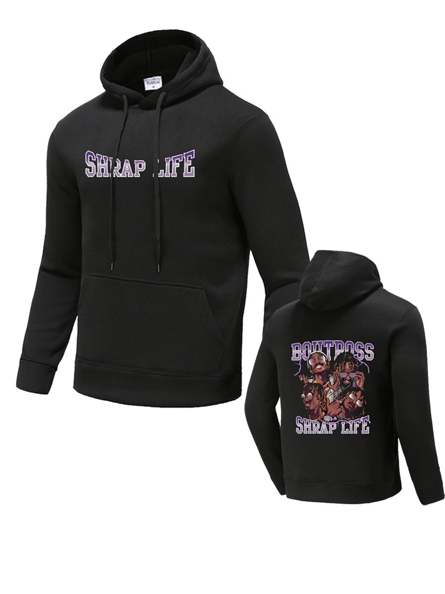 Herren Kapuzenpullover mit kreativem Druckdesign Stalluxe