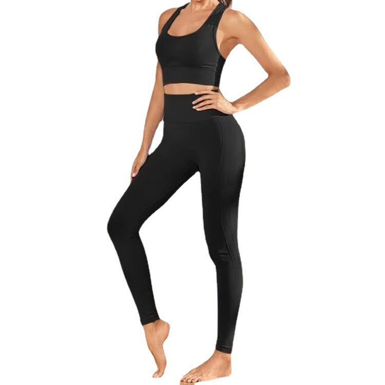 Damen Hochbund-Leggings aus atmungsaktivem Material mit figurformendem Effekt Stalluxe