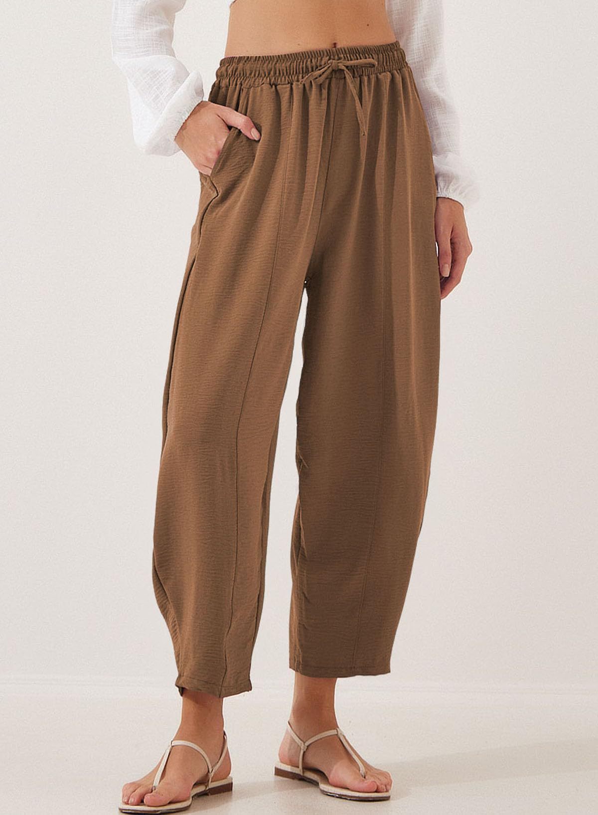 Women's Relaxed Fit Lightweight Trousers Stalluxe