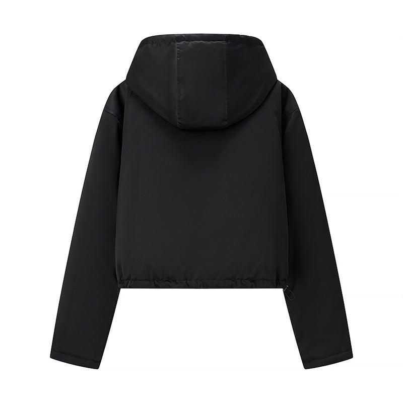 Damen Übergangsjacke mit Kapuze und praktischen Taschen Stalluxe