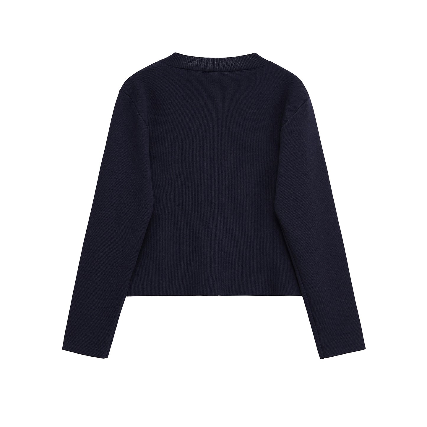 Damen modische Strickjacke mit dekorativem Knopf und elegantem Schnitt Stalluxe