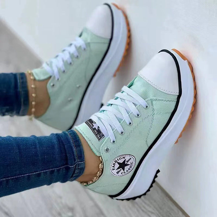 Damen Sportliche Sneaker im trendigen Design mit rutschfester Sohle Stalluxe