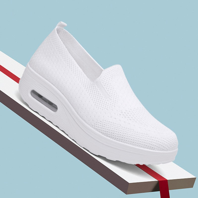 Damen Sportliche Slip-On Sneakers mit luftiger Mesh-Oberfläche und innovativer Dämpfung Stalluxe