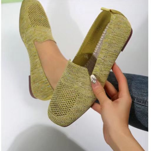 Damen Atmungsaktive Slipper aus Netzmaterial mit flexiblem Fussbett Stalluxe