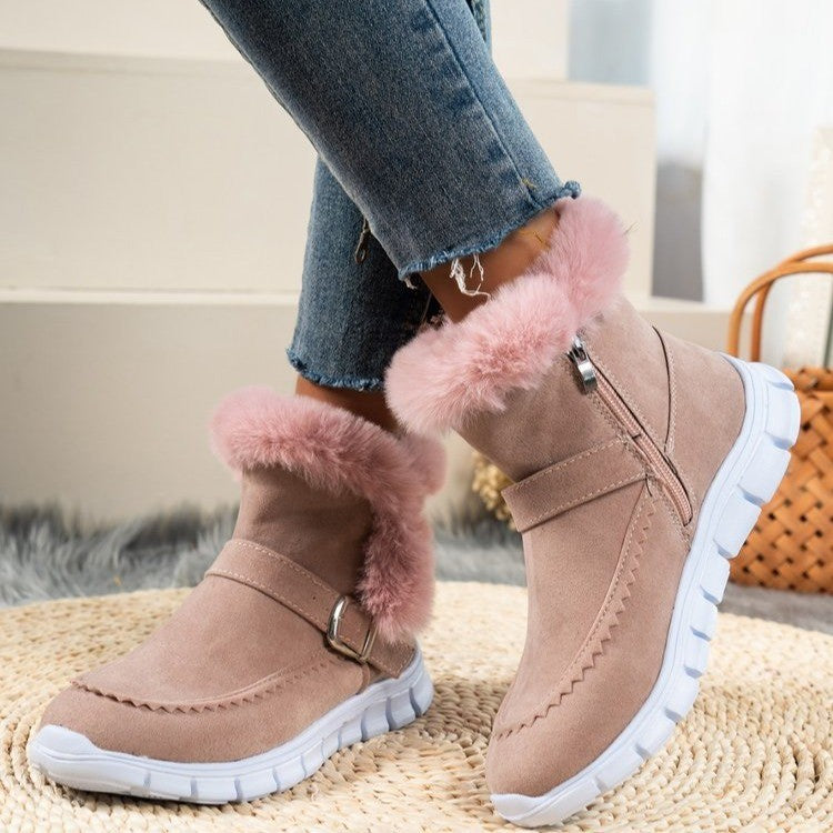 Damen Winterstiefel mit kuscheligem Kunstfell Stalluxe