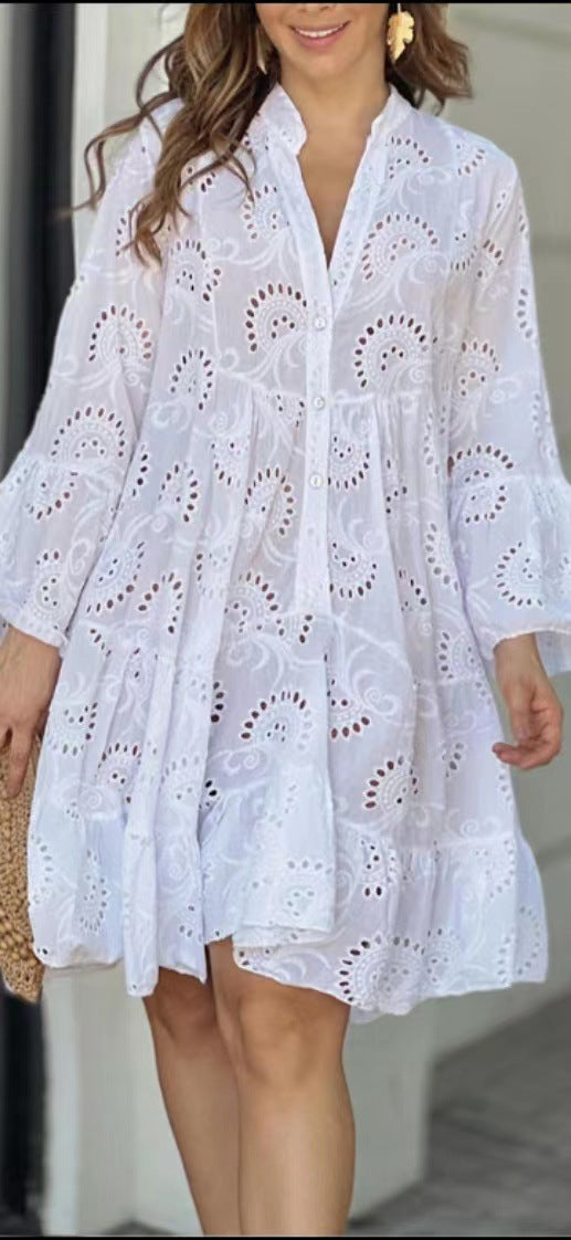 Damen Sommerkleid im lässigen Schnitt Stalluxe