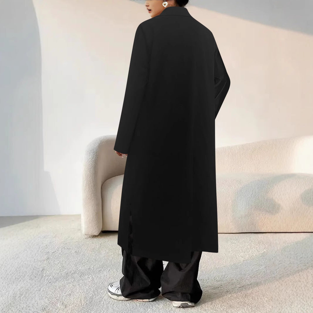 Damen Longline Jacke mit elegantem Schnitt und praktischen Taschen Stalluxe