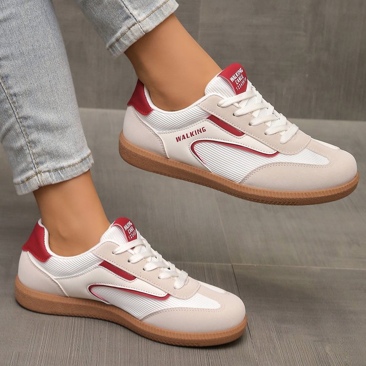 Damen Sportliche Sneaker mit atmungsaktiver Mesh-Oberfläche und rutschfester Sohle Stalluxe