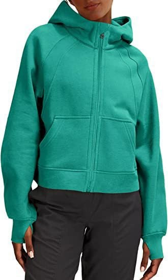 Damen lässige Kapuzenjacke mit nach unten gerafftem Schnitt und praktischen Taschen Stalluxe