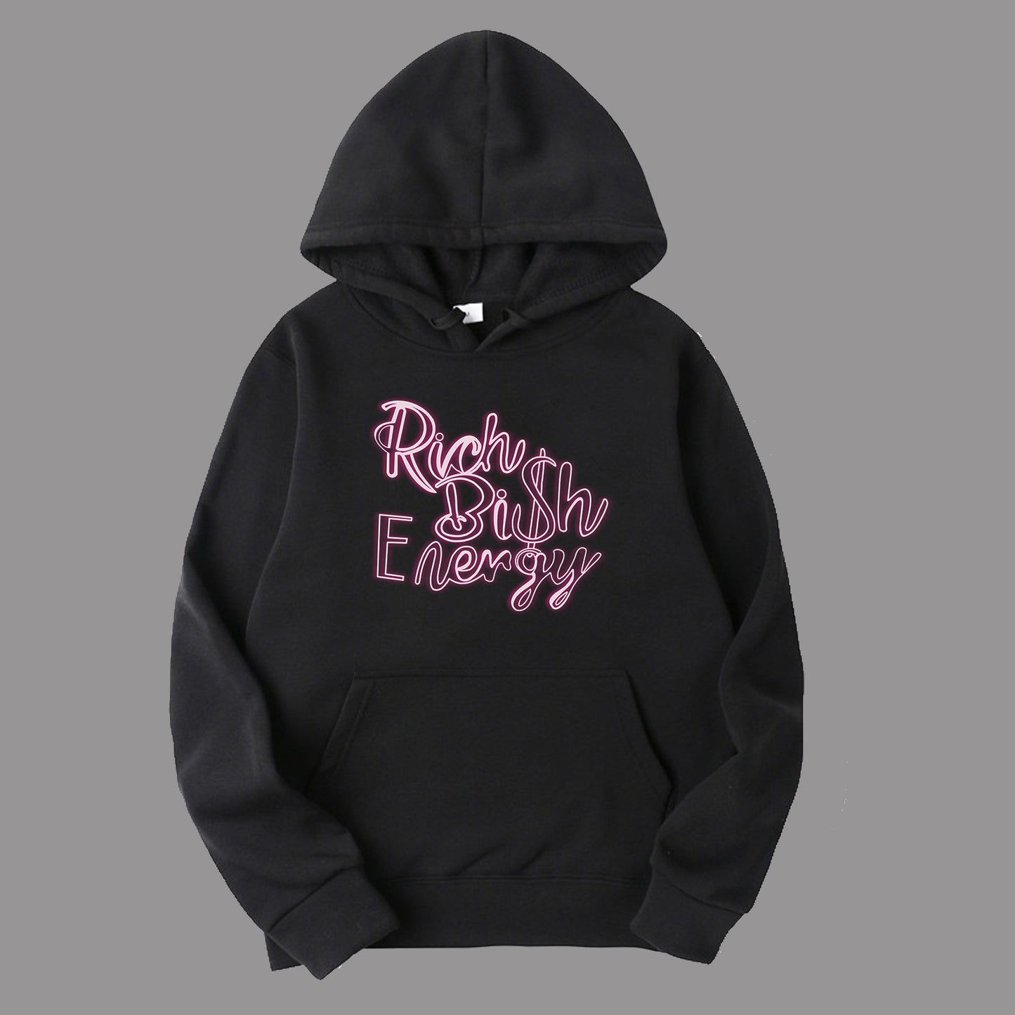 Damen Kapuzenpullover mit kreativem Schriftzug Stalluxe