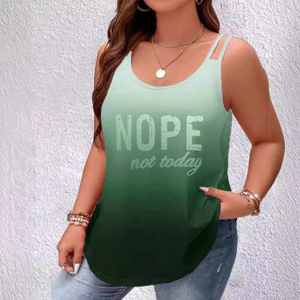 Damen lässiges Tanktop mit abgerundetem Saum und Schulterdetails Stalluxe