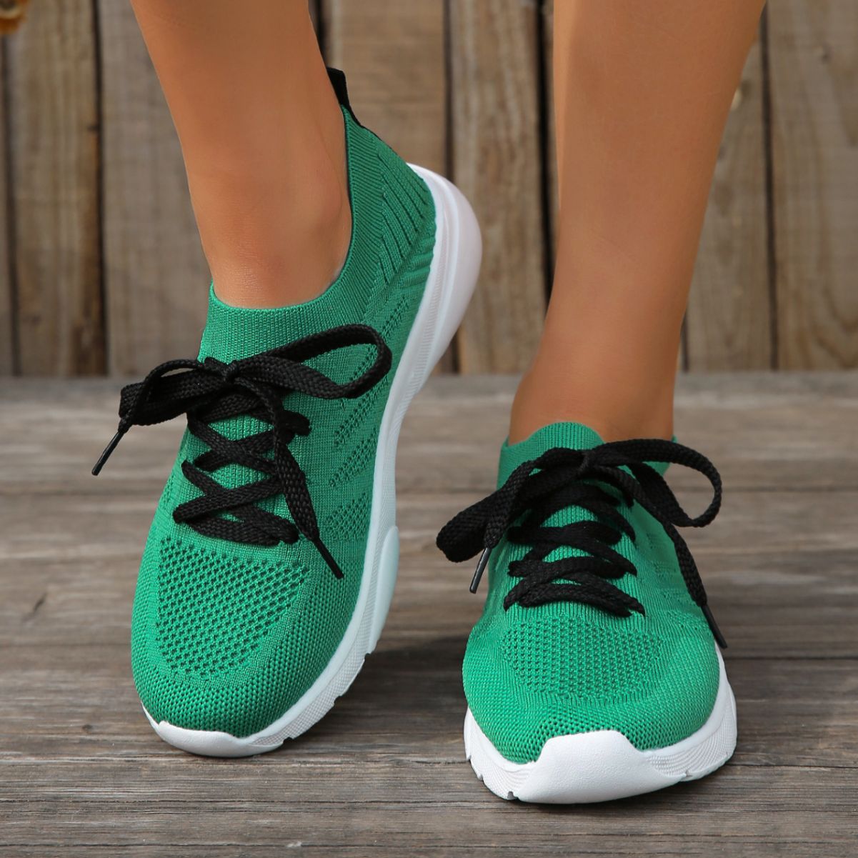 Damen Sportliche Sneakers mit atmungsaktivem Mesh-Obermaterial Stalluxe