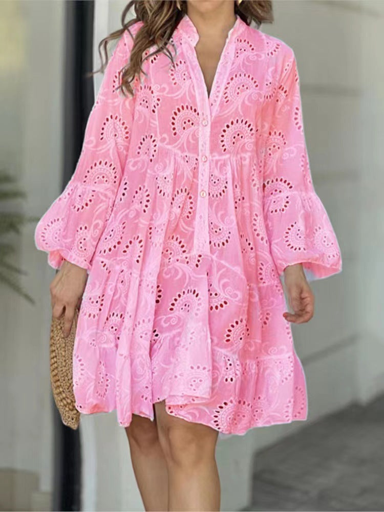 Damen Sommerkleid im lässigen Schnitt Stalluxe