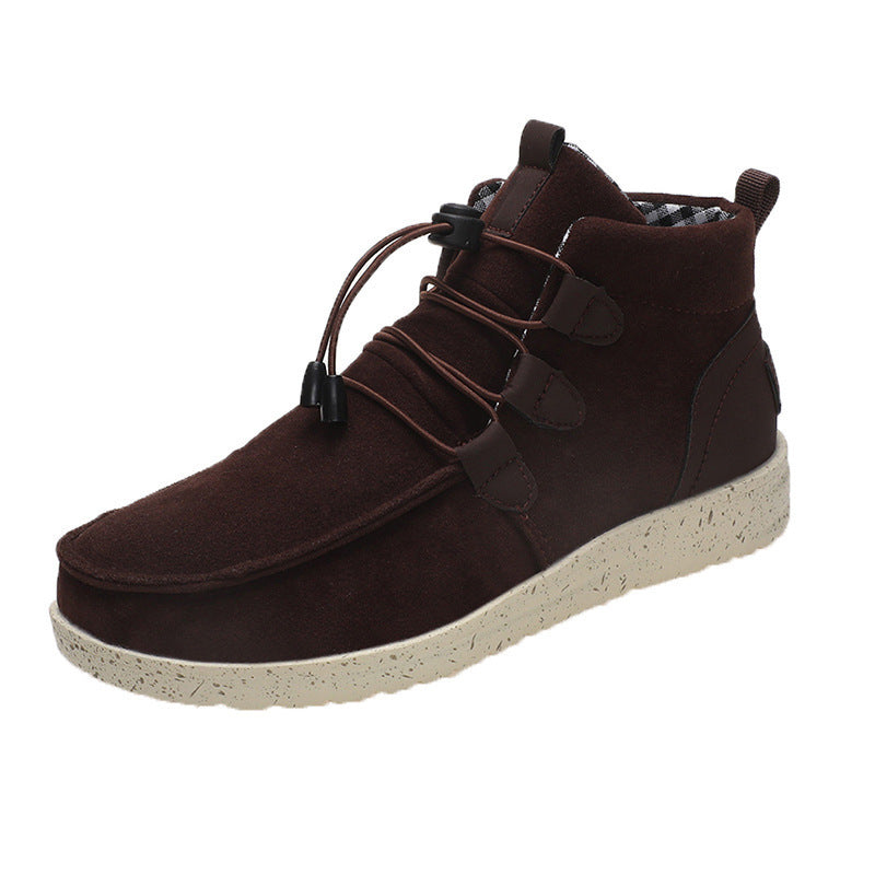 Damen Komfortable Winterliche Ankle Boots aus weichem Wildleder mit flexibler Sohle Stalluxe