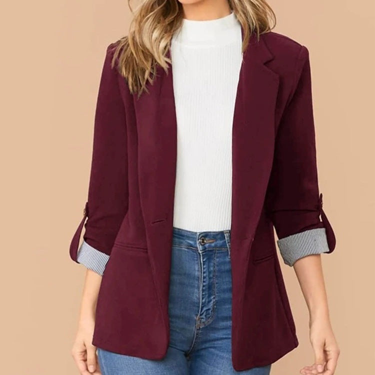 Damen modischer Blazer mit schickem Innenfutter Stalluxe