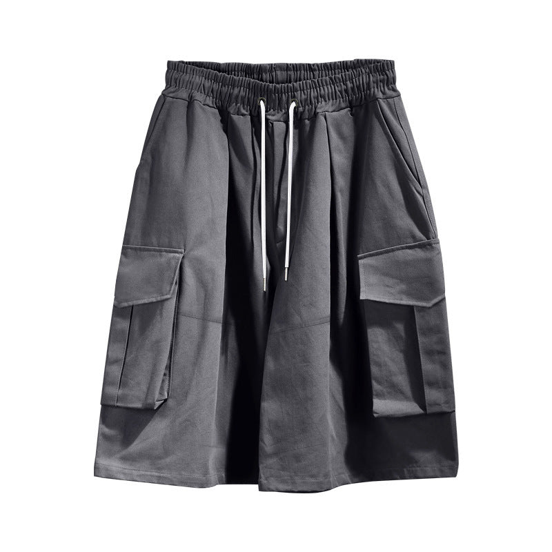 Damen praktische Cargo-Shorts mit elastischem Bund und mehreren Taschen Stalluxe