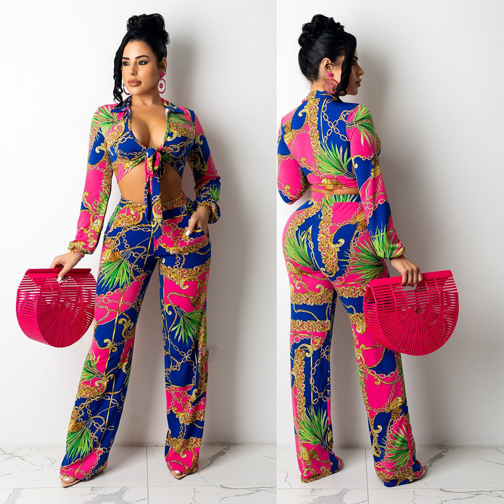 Damen Eleganter Jumpsuit mit floralem Design und raffiniertem Cut-Out Stalluxe