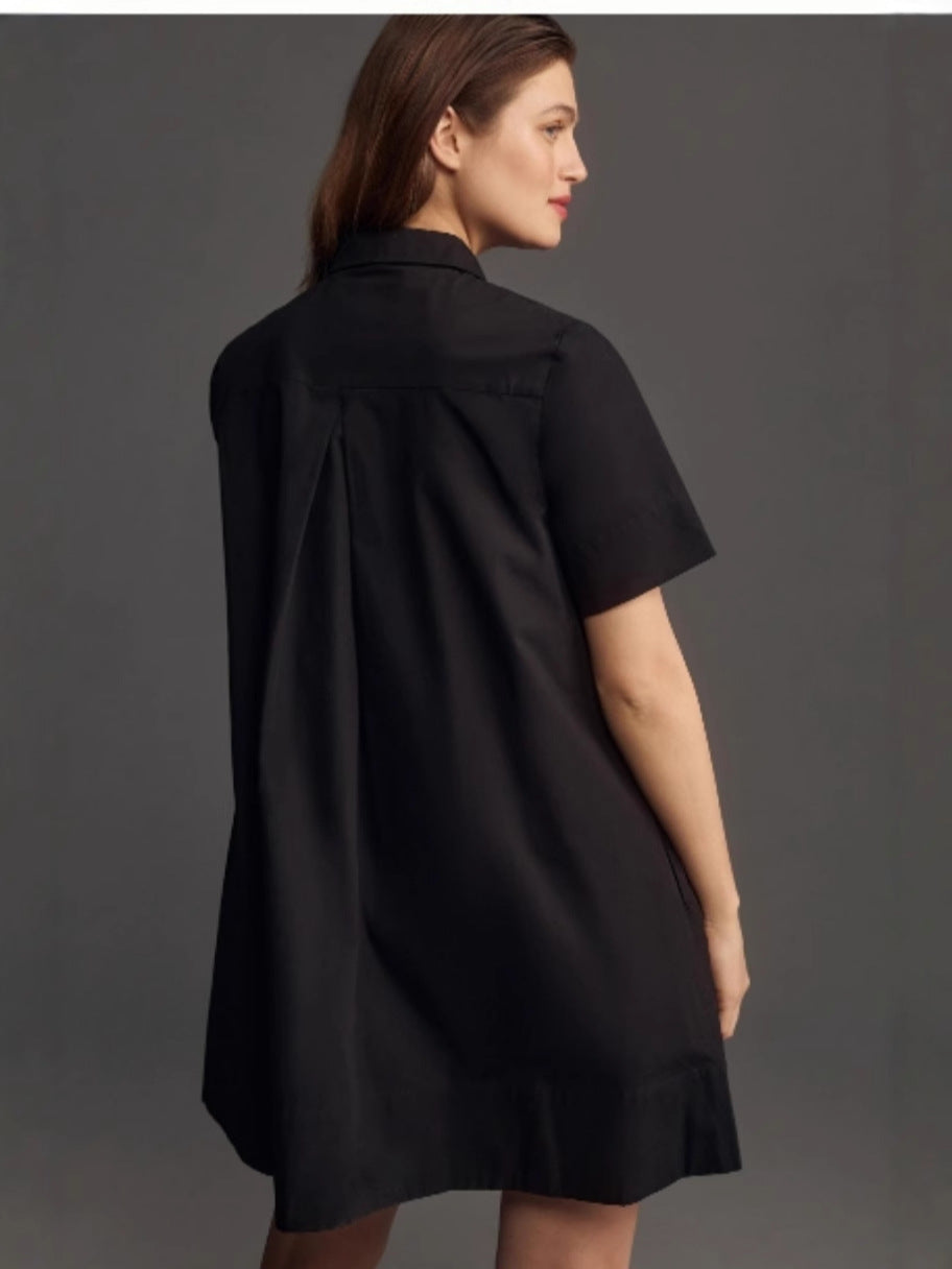 Damen Hemdblusenkleid in A-Linie von Stalluxe