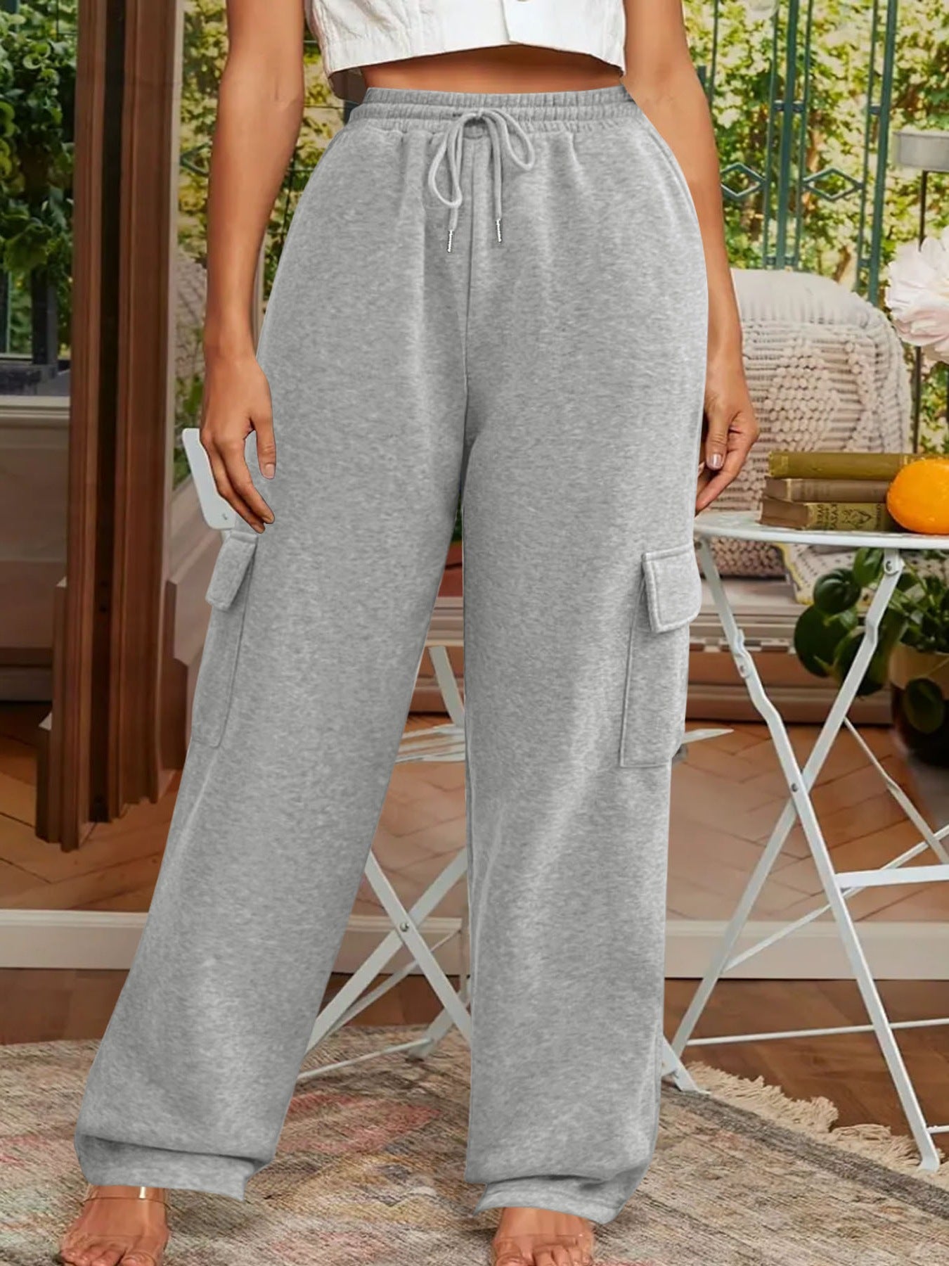 Damen Komfortable Freizeithose mit praktischen Taschen Stalluxe