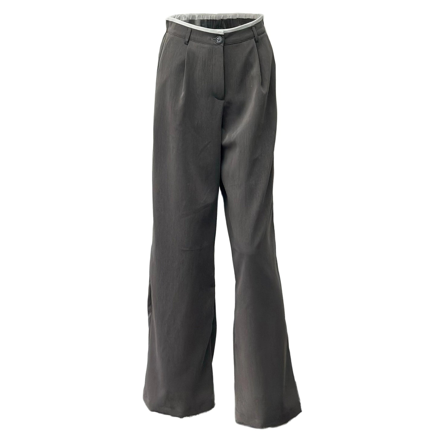 Damen elegante Pluderhose mit hohem Bund und ruhig fließendem Schnitt Stalluxe