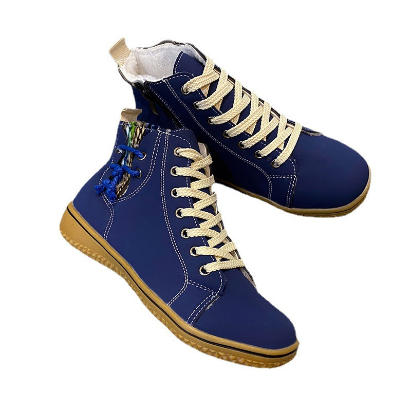 Damen modische Schnür-Stiefeletten mit dekorativem Design und hohem Tragekomfort Stalluxe
