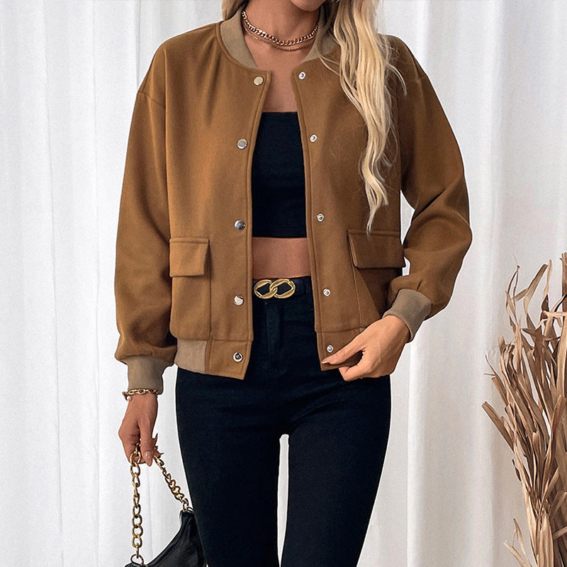 Damen Sportliche Collegejacke Stalluxe