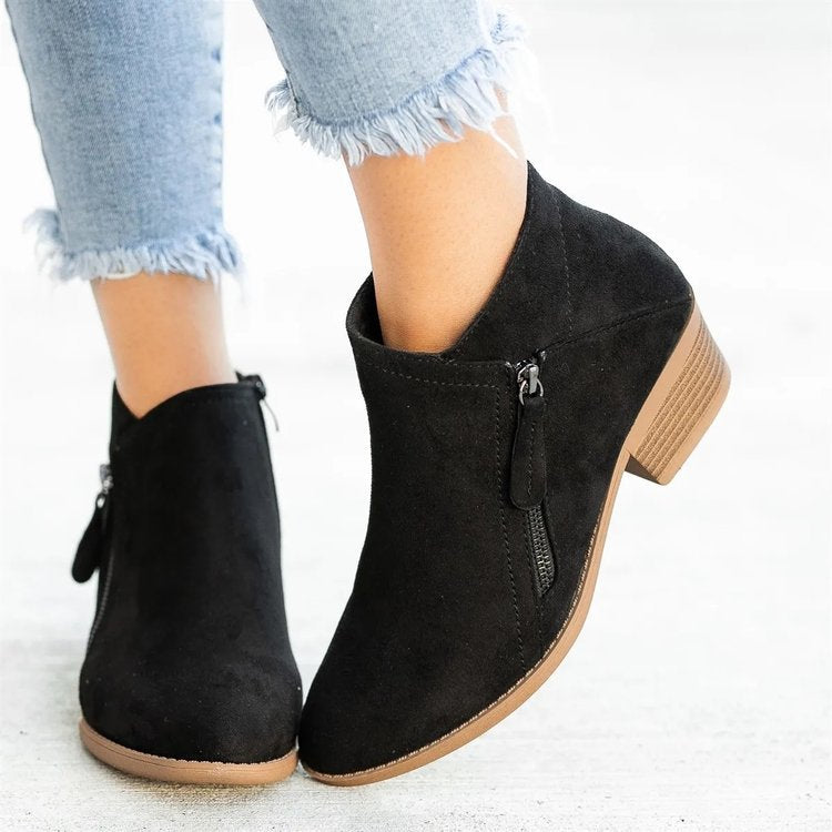 Damen Ankle Boots aus hochwertigem Wildleder Stalluxe