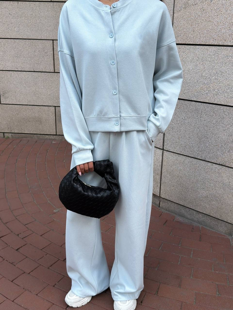 Damen sportliches Freizeit-Set mit lockerem Schnitt und praktischen Taschen Stalluxe