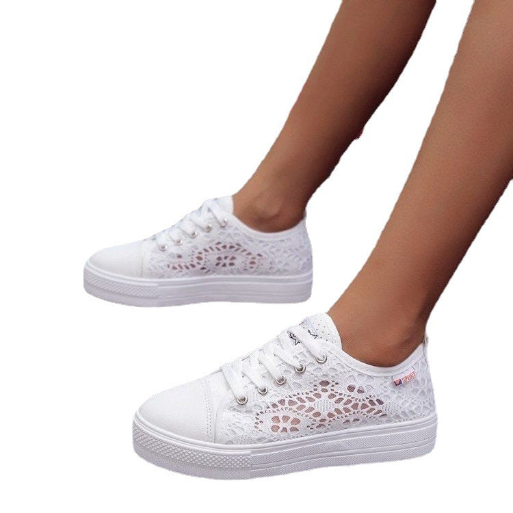Damen Atmungsaktive Sneakers mit eleganter Netzstruktur Stalluxe