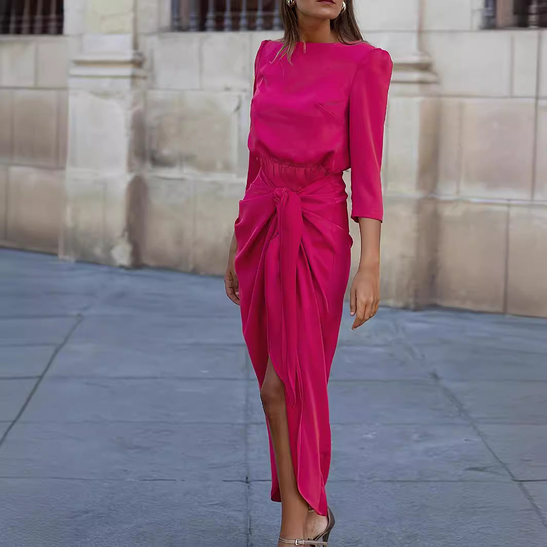 Damen Elegantes und lässiges Wickelkleid Stalluxe