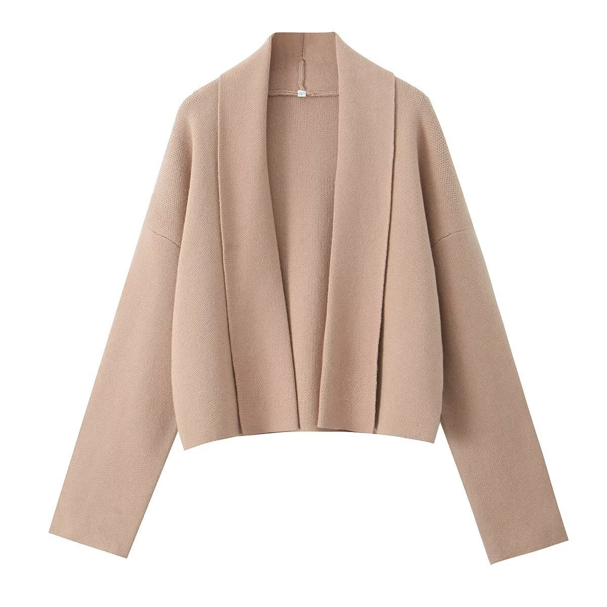 Damen lässige Strickjacke mit offenem Design und V-Ausschnitt Stalluxe