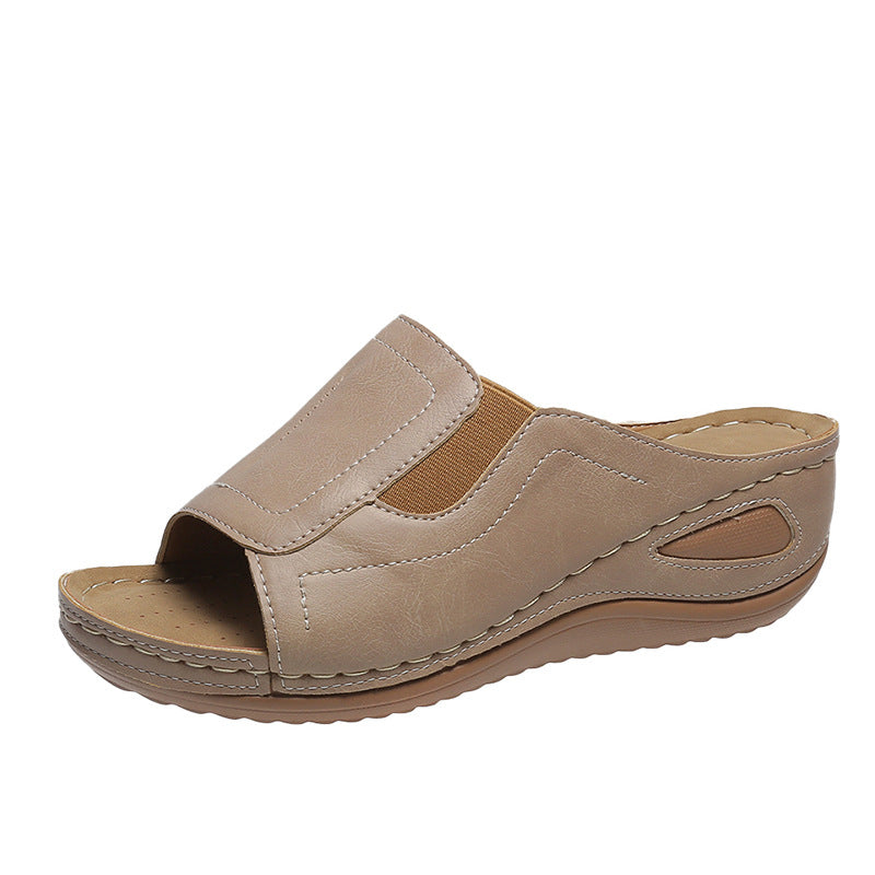 Damen Komfortable Clogs mit elastischen Einsätzen und anatomischem Fußbett Stalluxe