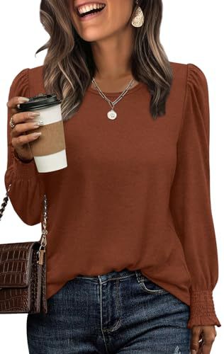 Damen Langarmshirt mit Puffärmeln Stalluxe
