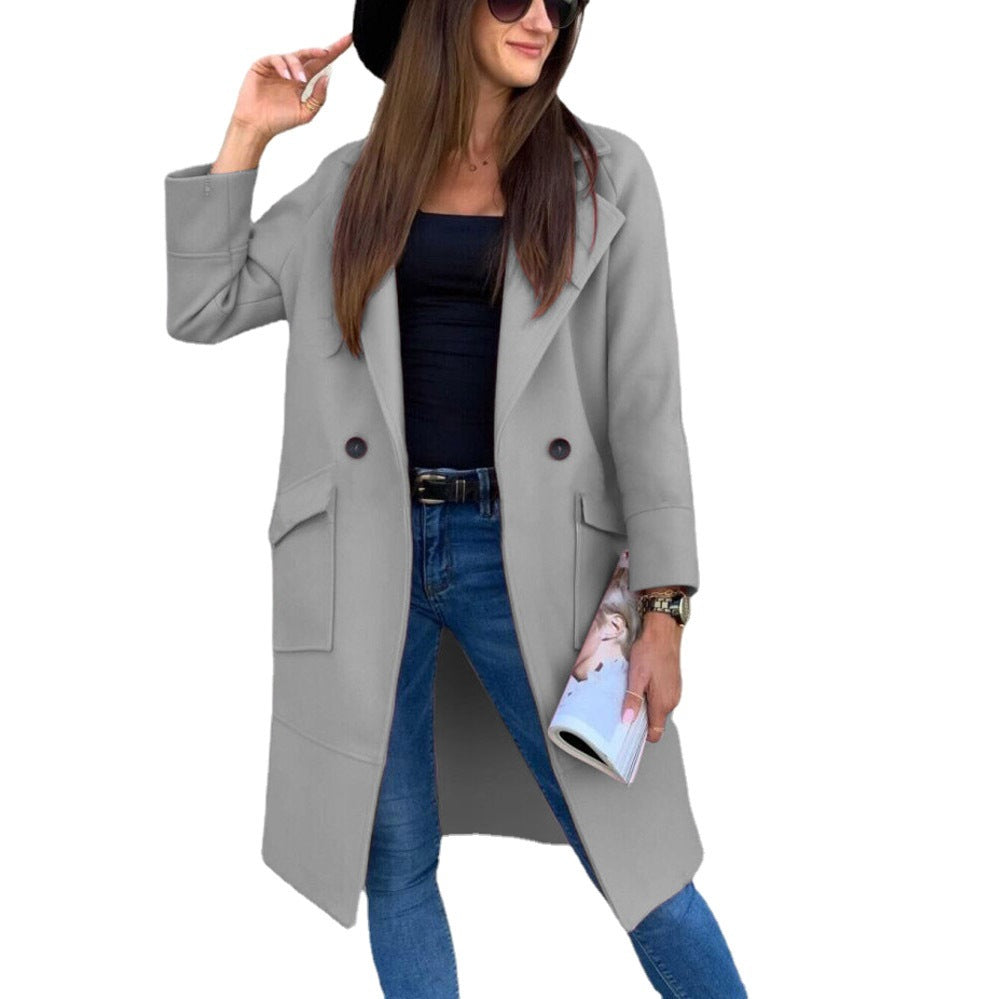 Damen Übergangsjacke mit modischem Schnitt und praktischen Taschen Stalluxe