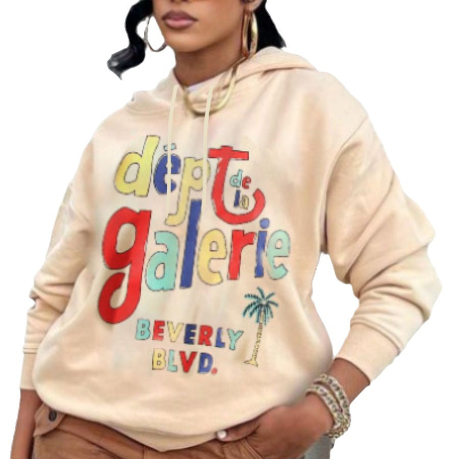 Damen Hoodie mit auffälligem Vintage-Logo Stalluxe