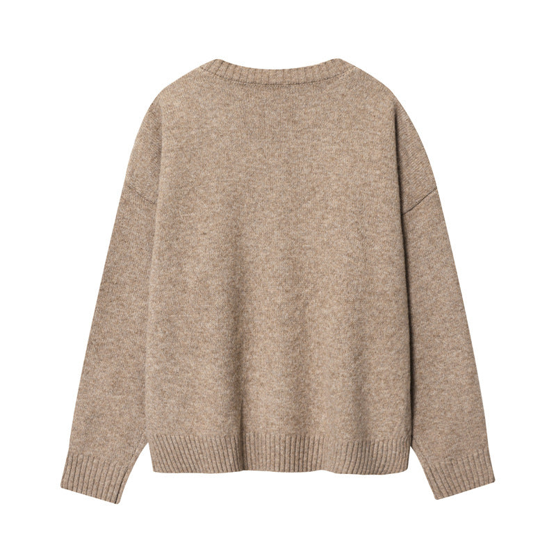 Damen V-Ausschnitt Pullover Stalluxe
