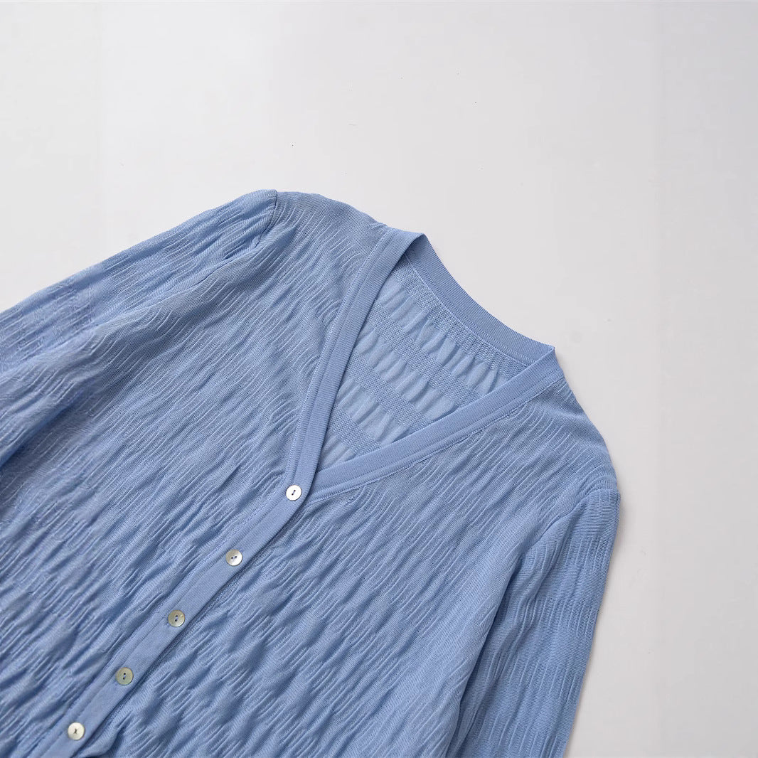 Damen Strickjacke mit weiten Ärmeln und Knopfdetails Stalluxe