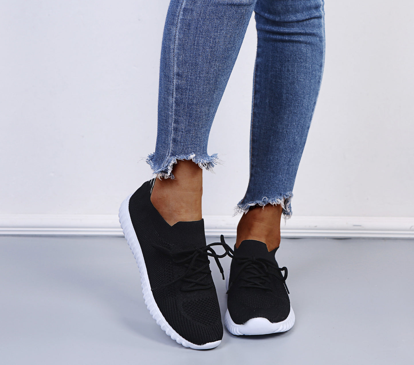 Damen Atmungsaktive Freizeitschuhe mit elastischem Obermaterial Stalluxe