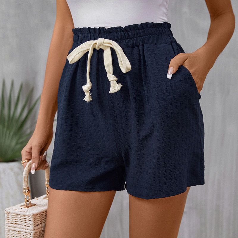 Damen Freizeitshorts mit elastischem Bund und modischem Kordelzug Stalluxe