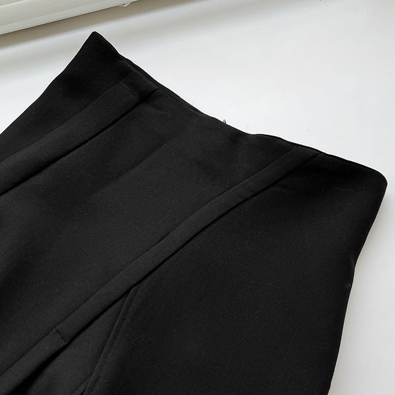 Damen elegante Stoffhose mit hohem Bund Stalluxe