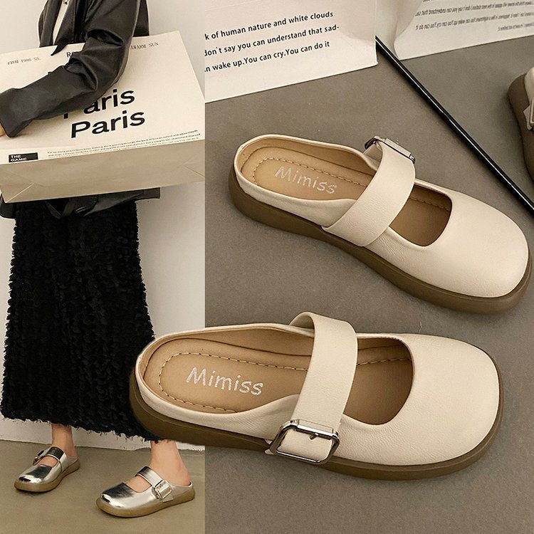 Damen Komfortable Mules mit verstellbarem Riemen und anatomischem Fußbett Stalluxe