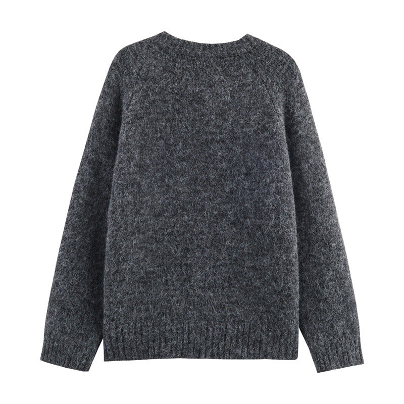 Damen Strickjacke mit buntem Pilzdesign Stalluxe