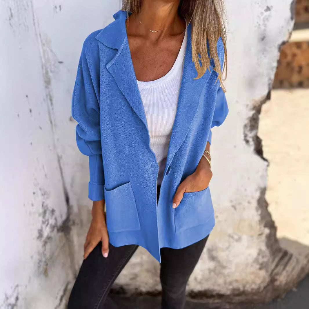Women's Relaxed Fit Oversized Blazer Stalluxe