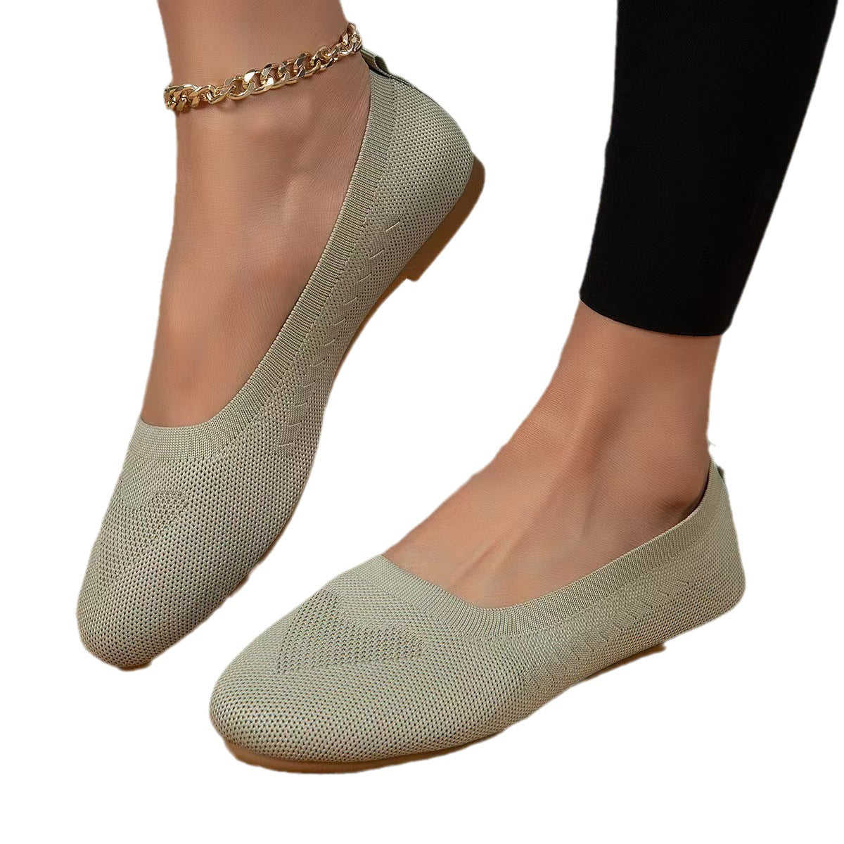 Damen Ballerinas mit atmungsaktivem Obermaterial Stalluxe