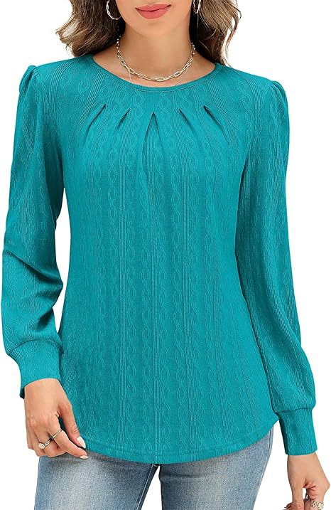 Damen Stylische Bluse mit dekorativem Faltenwurf Stalluxe